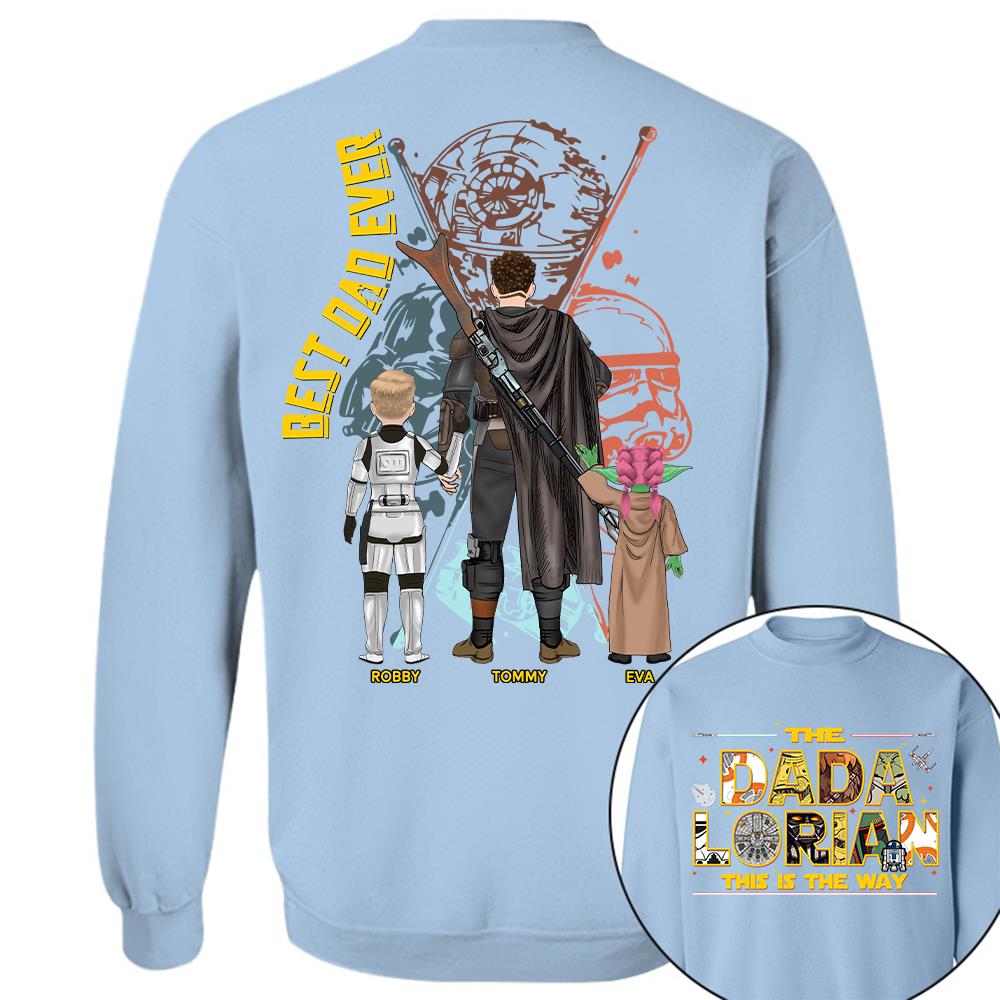 The Dadalorian This Is The Way - Personalized Shirt Custom Nickname With Kids Gift For Dad 2026 T1807 Hv01