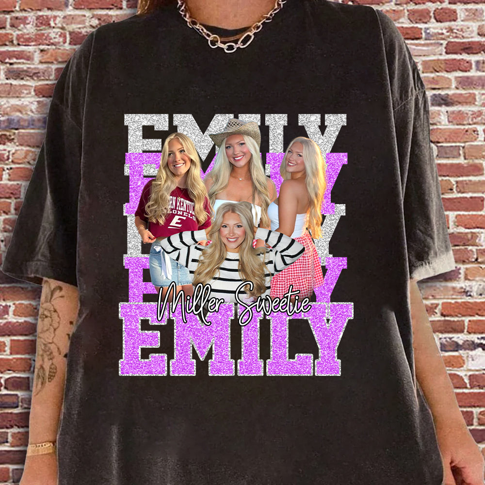 Custom Photos Bootleg Rap Tee Shirt - Personalized Gifts For Your Fam NA04  Hv01