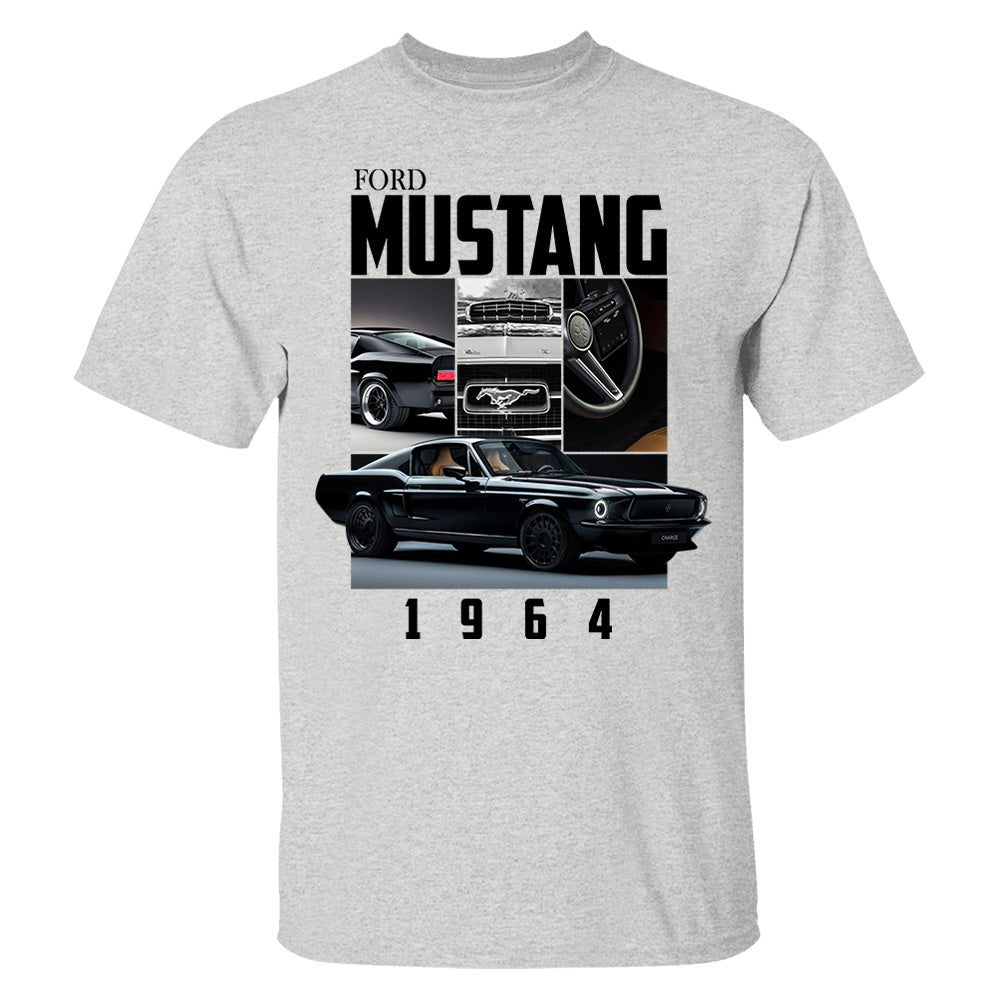 Custom Photo Car - Personalized Classic Car Year & Name Shirt A2110