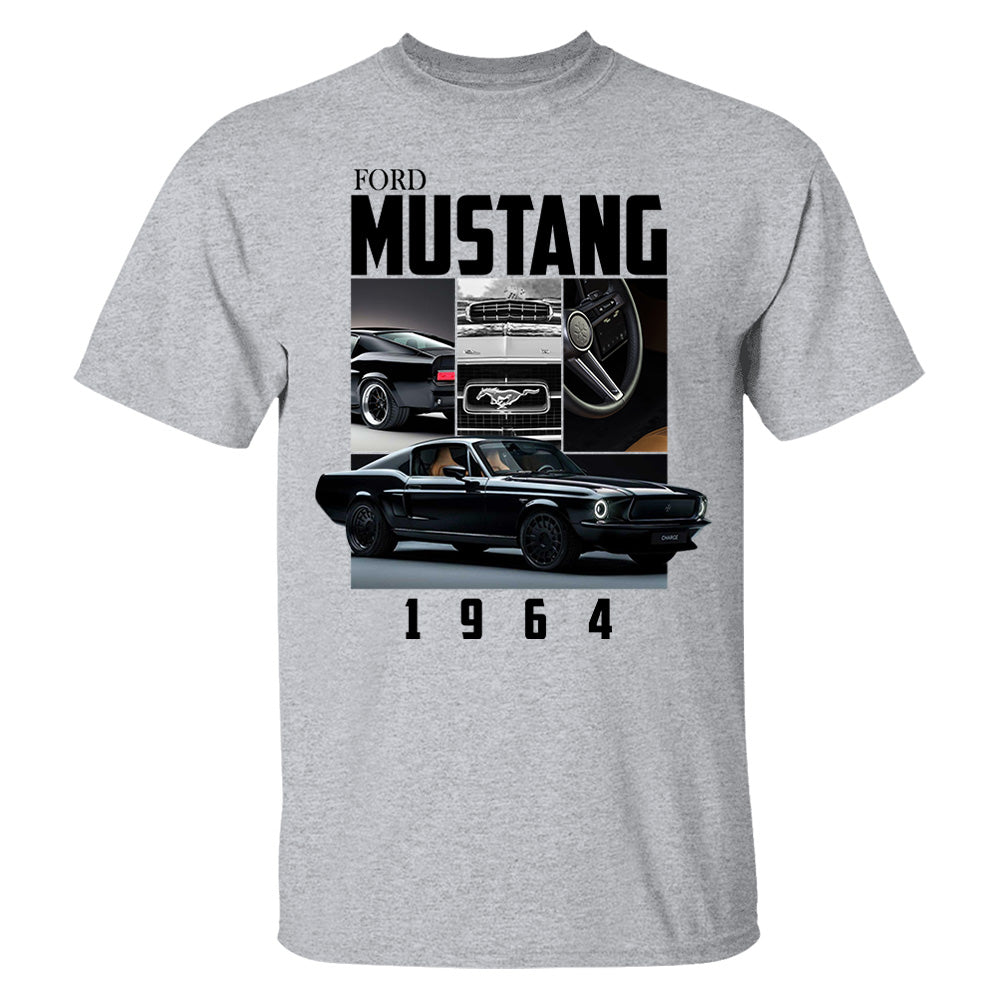 Custom Photo Car - Personalized Classic Car Year & Name Shirt A2110