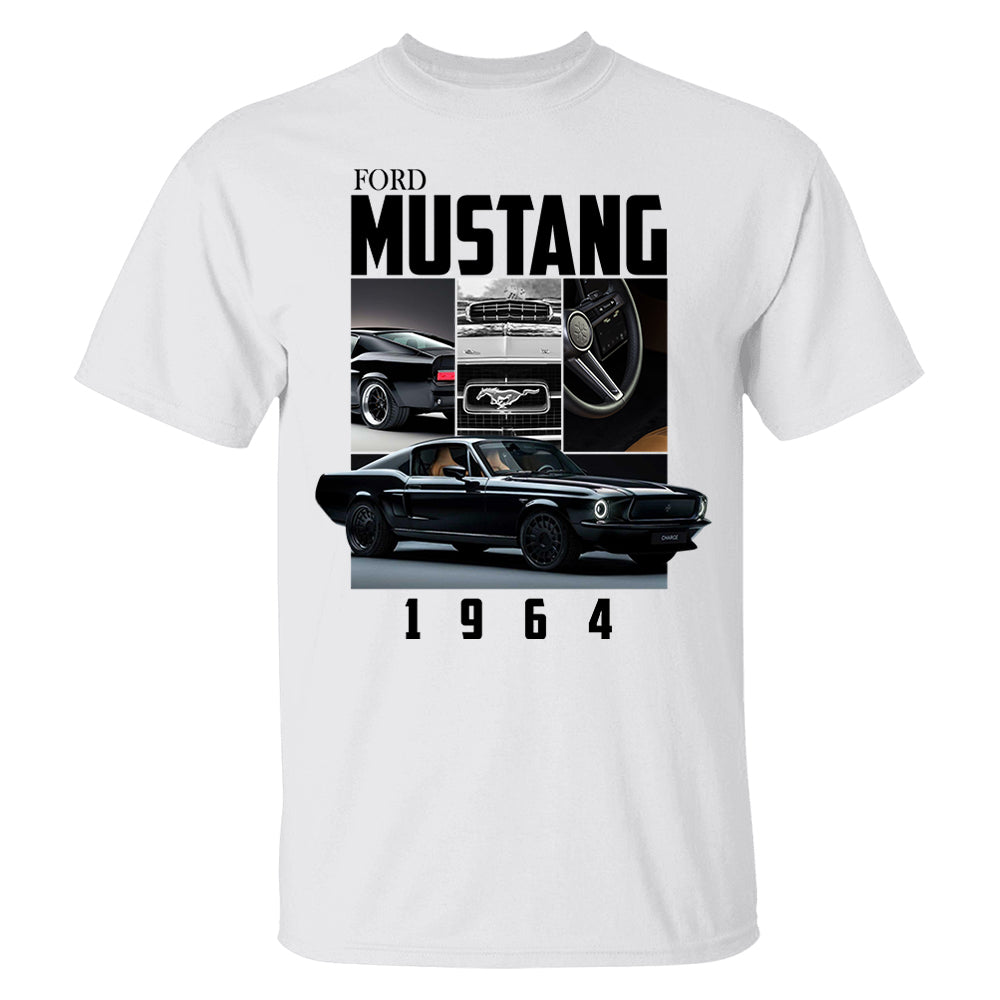 Custom Photo Car - Personalized Classic Car Year & Name Shirt A2110