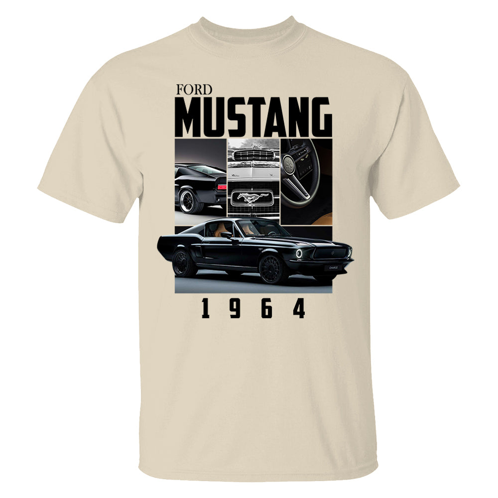 Custom Photo Car - Personalized Classic Car Year & Name Shirt A2110