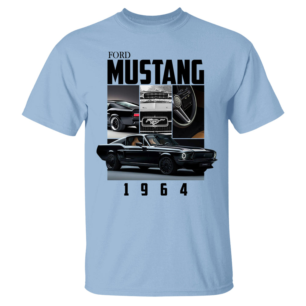 Custom Photo Car - Personalized Classic Car Year & Name Shirt A2110