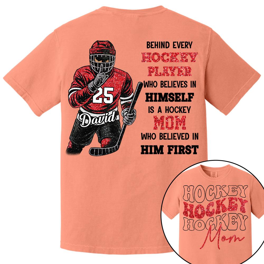 Behind Every Ice Hockey Player Shirt - Personalized Shirt For Ice Hockey  Family NA02 Hv01