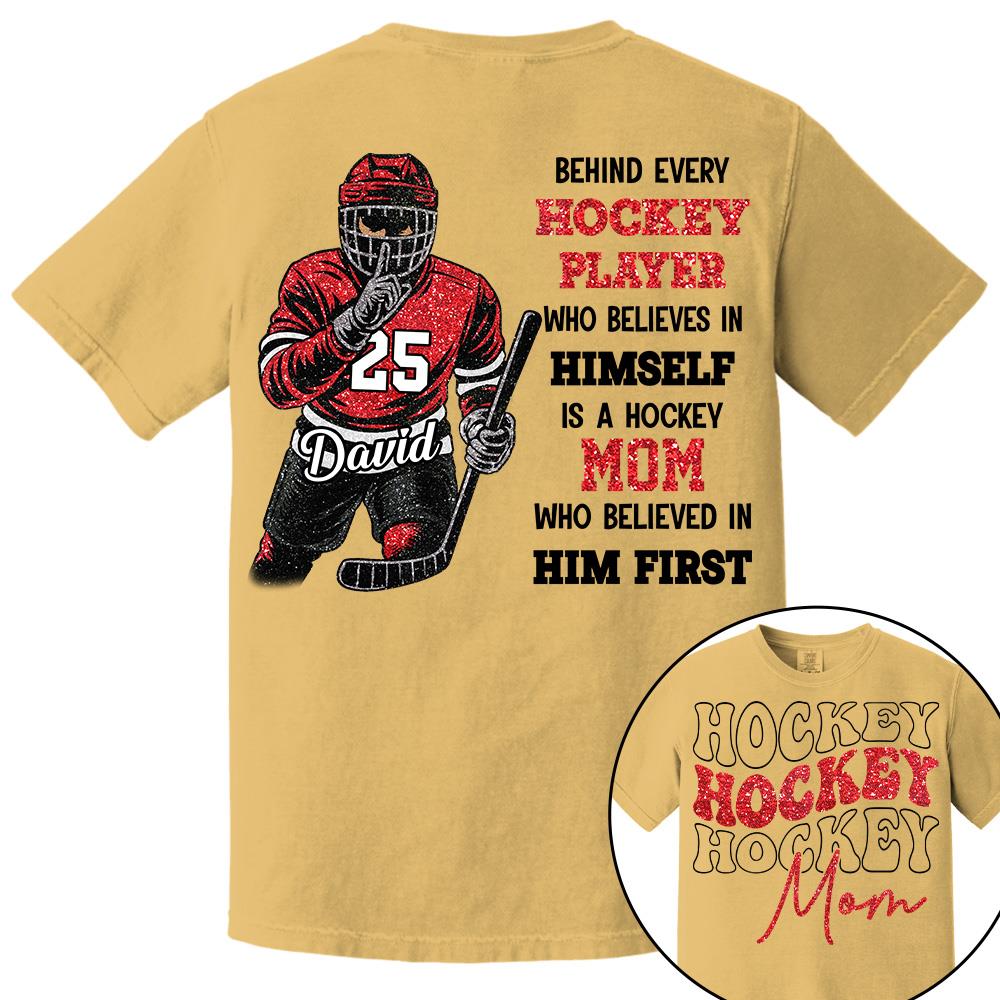 Behind Every Ice Hockey Player Shirt - Personalized Shirt For Ice Hockey  Family NA02 Hv01