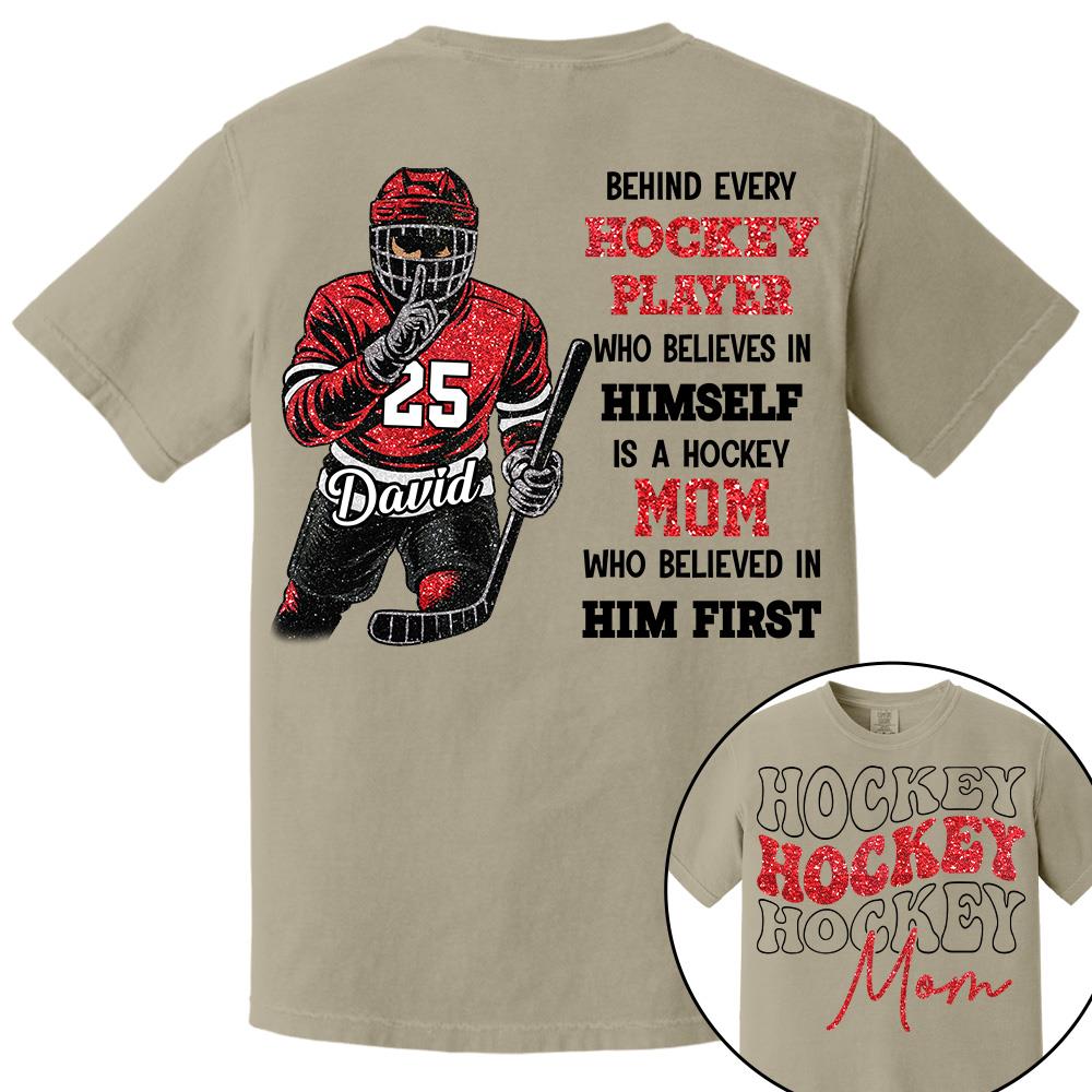 Behind Every Ice Hockey Player Shirt - Personalized Shirt For Ice Hockey  Family NA02 Hv01