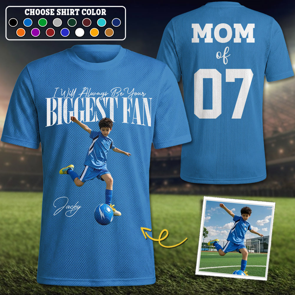 Custom Photo Soccer Game Day - Personalized Soccer Jersey Gift for Soccer Family, Soccer Lovers A2110 Li29