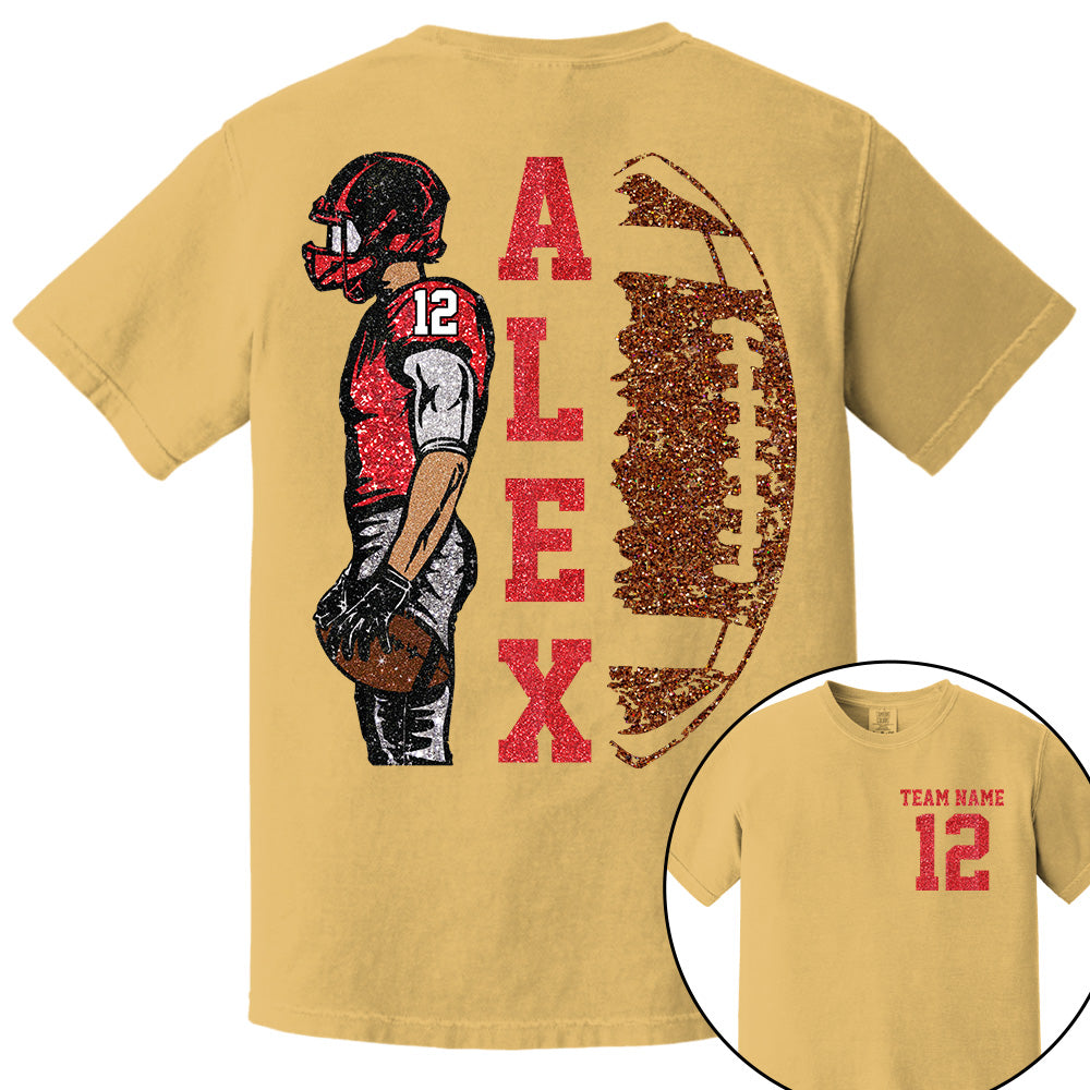 Customized Football Shirt, Custom Name Number Football Shirt, Game Day Shirt,Football Season,Custom Team Name Shirt, Your Name Football Shirt Li29
