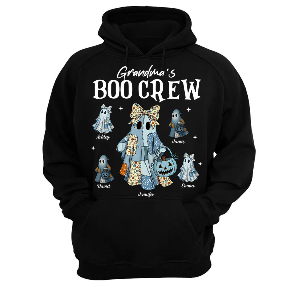 Grandma's Boo Crew - Personalized Custom T Shirt - Halloween Gift for Grandma, Nana, Grammy, Mom