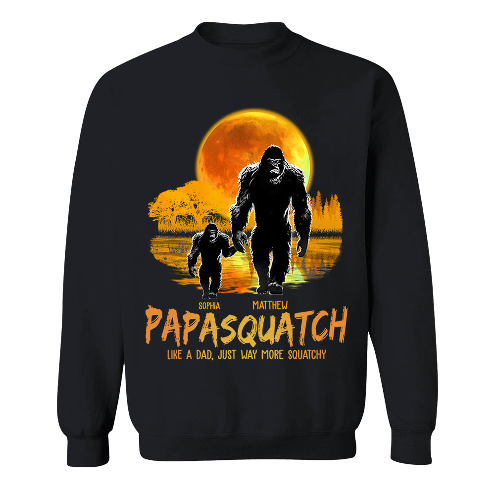 Papasquatch, Like A Grandpa, Just Way More Squatchy Vr3 - Personalized Shirt