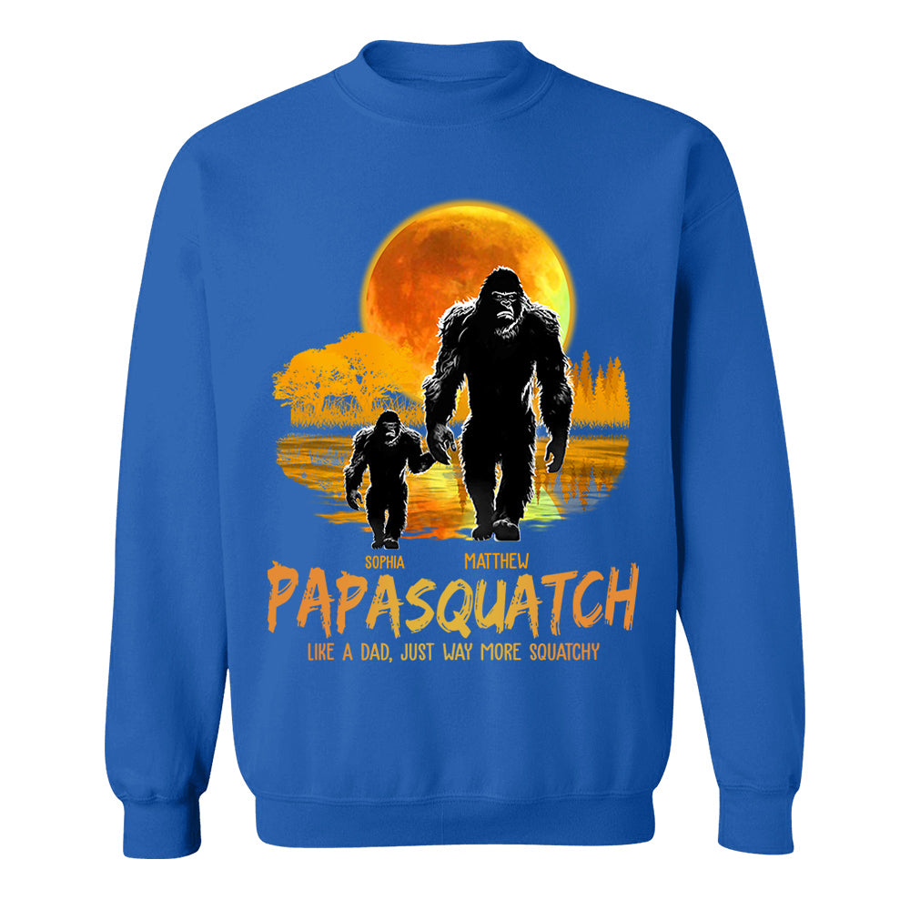 Papasquatch, Like A Grandpa, Just Way More Squatchy Vr3 - Personalized Shirt