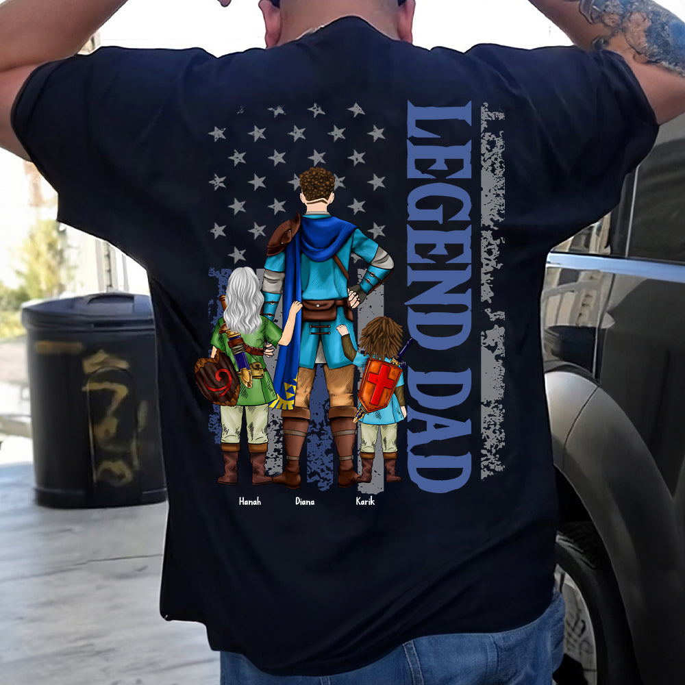 Personalized The Legend Of Dad Shirt, Legend Dad Shirt