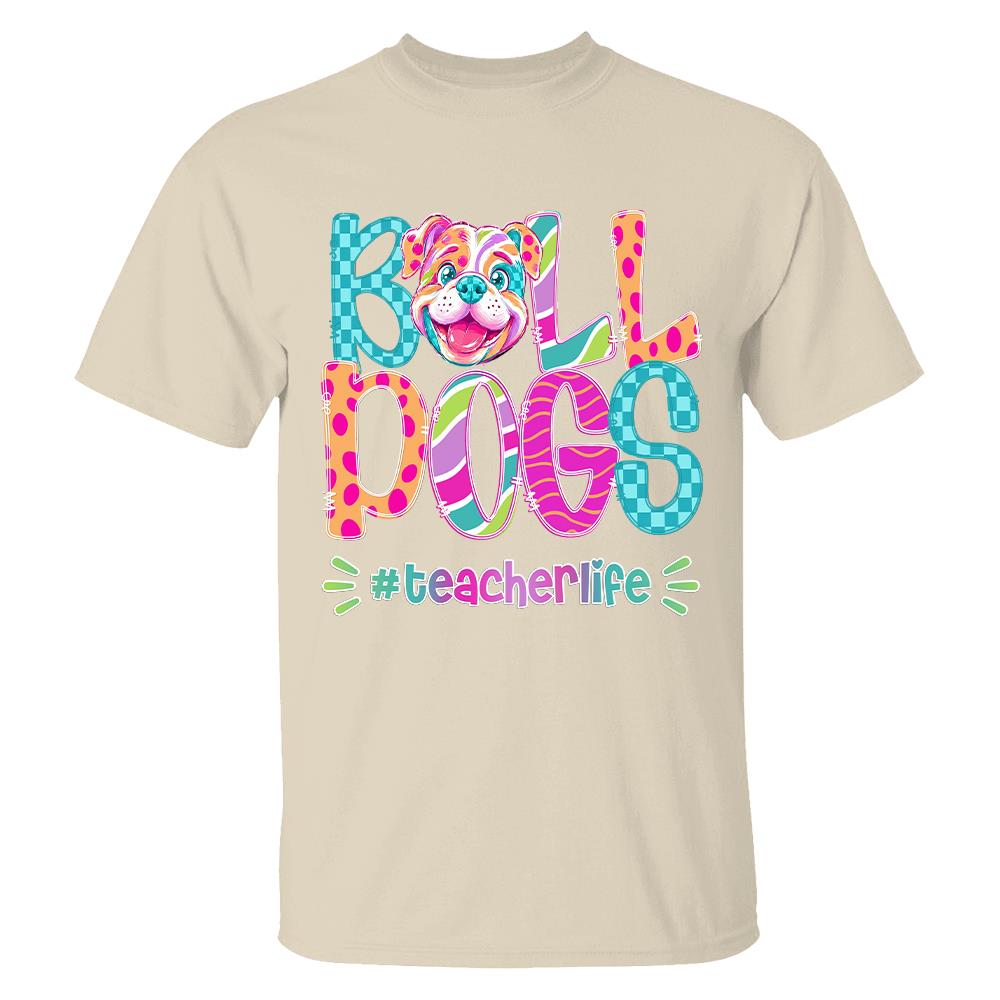 Personalized Mascot Spirit Shirt, Personalized School Spirit Tee, Colorful Team Name T-Shirt Hv01