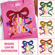 Personalized Preppy Mascot School Shirt, Custom School's Name, Coquette Mascot A2110 Li29