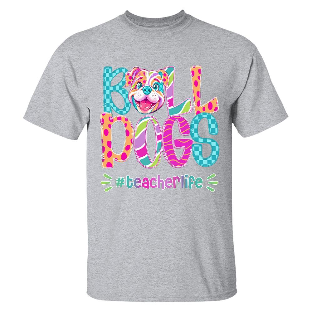 Personalized Mascot Spirit Shirt, Personalized School Spirit Tee, Colorful Team Name T-Shirt Hv01