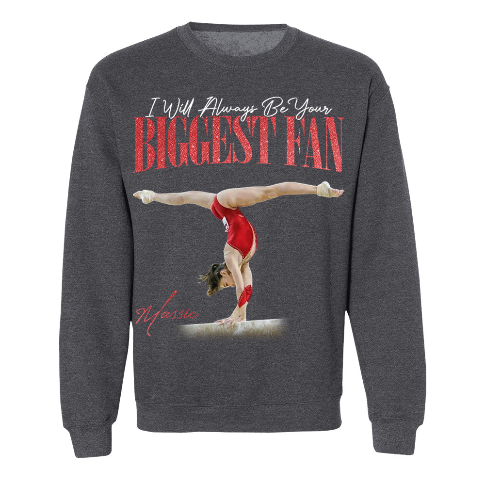 Custom Photo Gymnast Shirt - Gymnastics Mom, Dad, Family Shirt A2110 Pt99