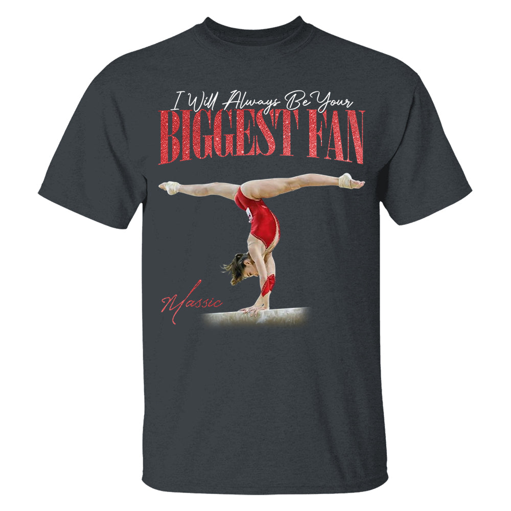Custom Photo Gymnast Shirt - Gymnastics Mom, Dad, Family Shirt A2110 Pt99