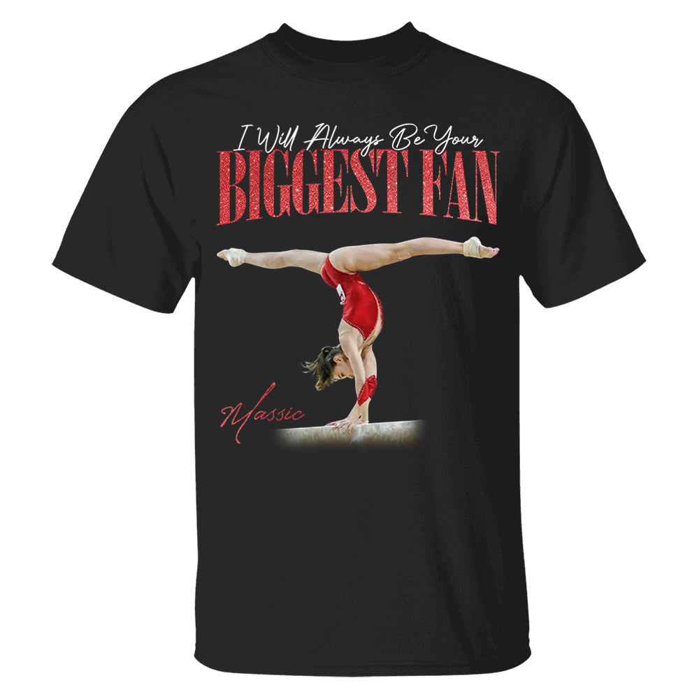 Custom Photo Gymnast Shirt - Gymnastics Mom, Dad, Family Shirt A2110 Pt99