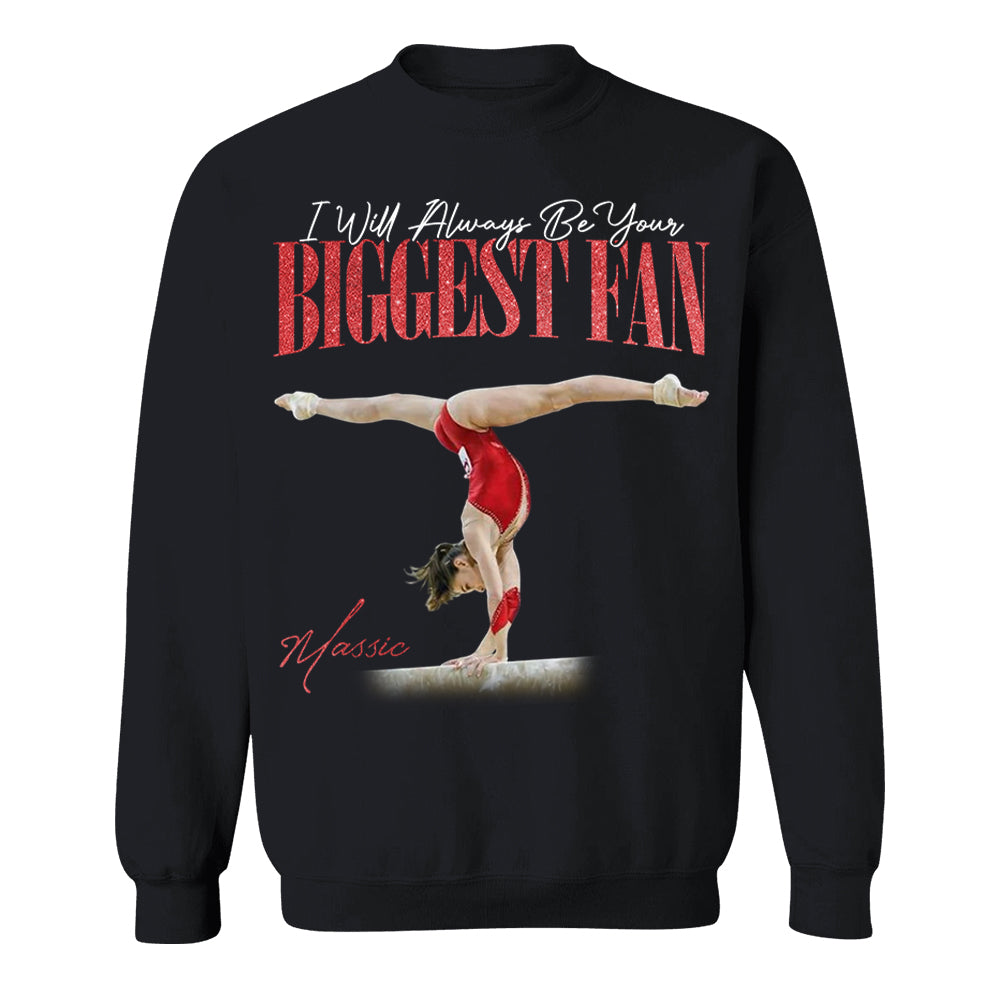 Custom Photo Gymnast Shirt - Gymnastics Mom, Dad, Family Shirt A2110 Pt99