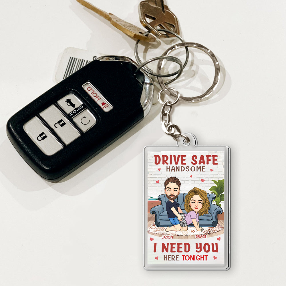 Acrylic Song Keychain - Couple Figure - Custom Photo Valentine's Day Gifts For Her, Him, Wife, Husband, Gifts For Couple Tu20