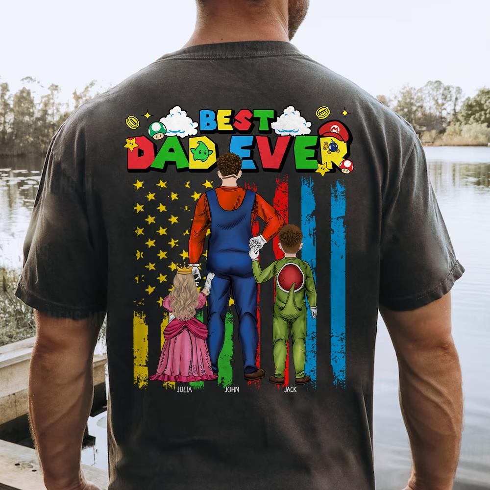 Custom Super Daddio Shirt, Best Dad Ever Shirt, Gift For Dad