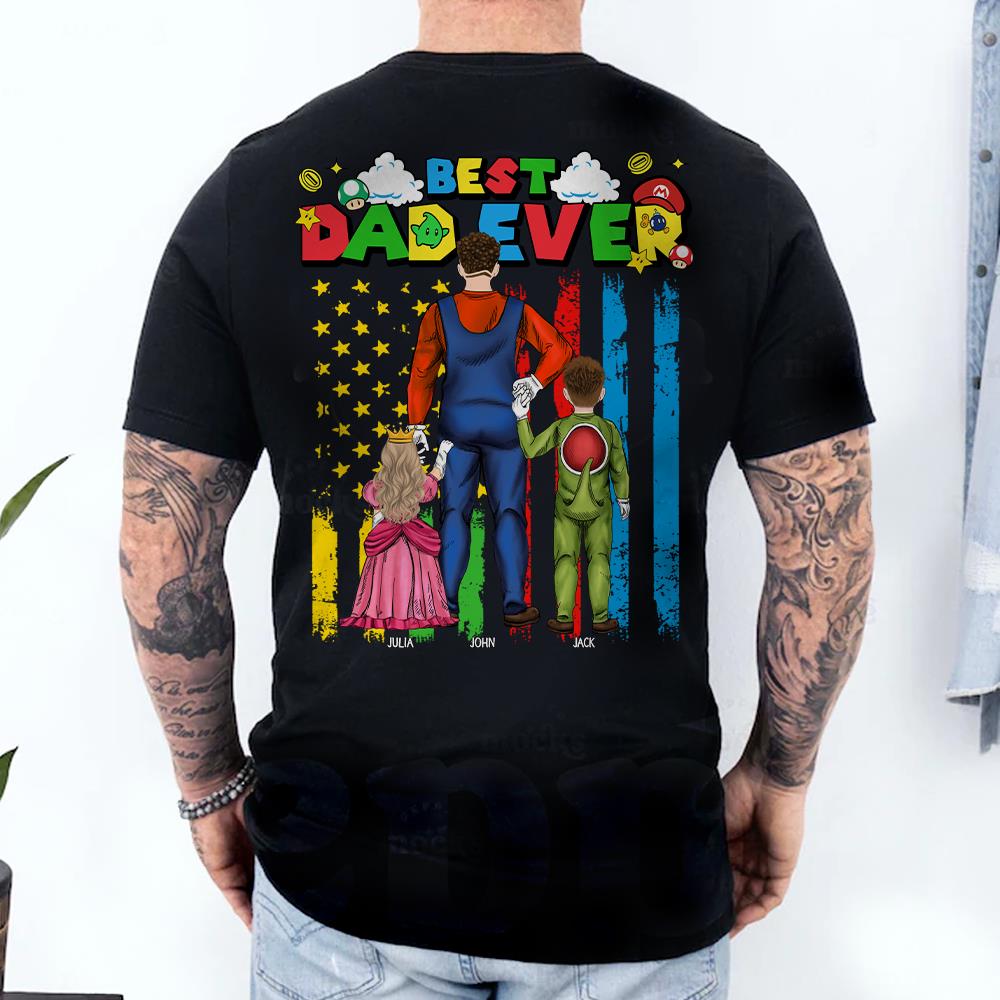 Custom Super Daddio Shirt, Best Dad Ever Shirt, Gift For Dad
