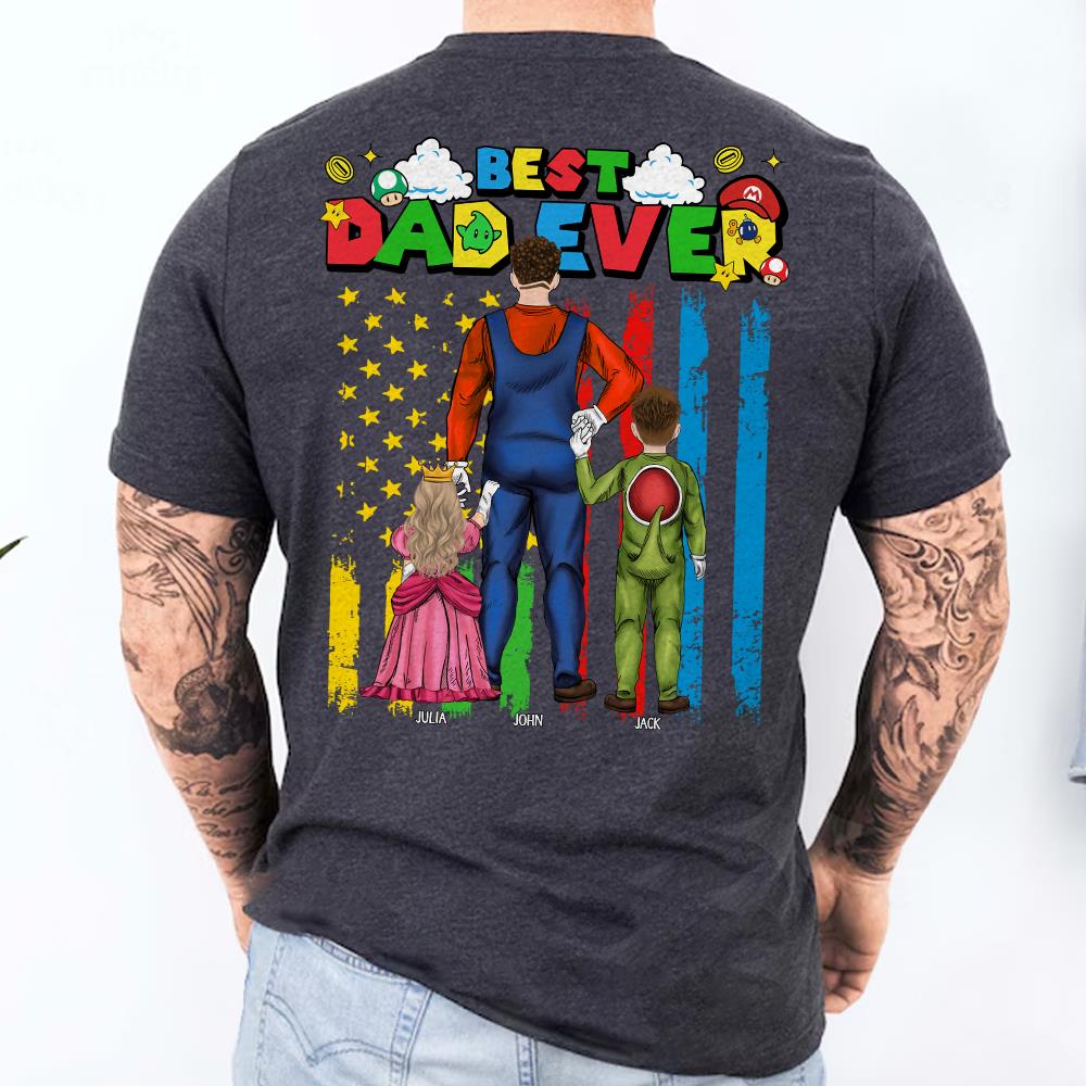 Custom Super Daddio Shirt, Best Dad Ever Shirt, Gift For Dad