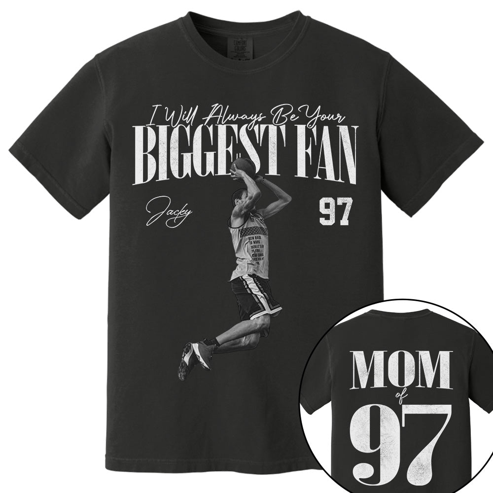 I'll Always Be Your Biggest Fan - Washed Tee Retro Bootleg Shirt For Basketball Players Li29