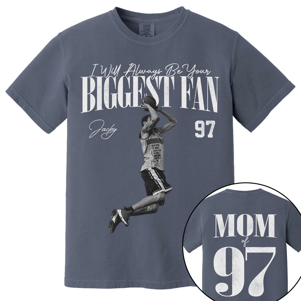 I'll Always Be Your Biggest Fan - Washed Tee Retro Bootleg Shirt For Basketball Players Li29