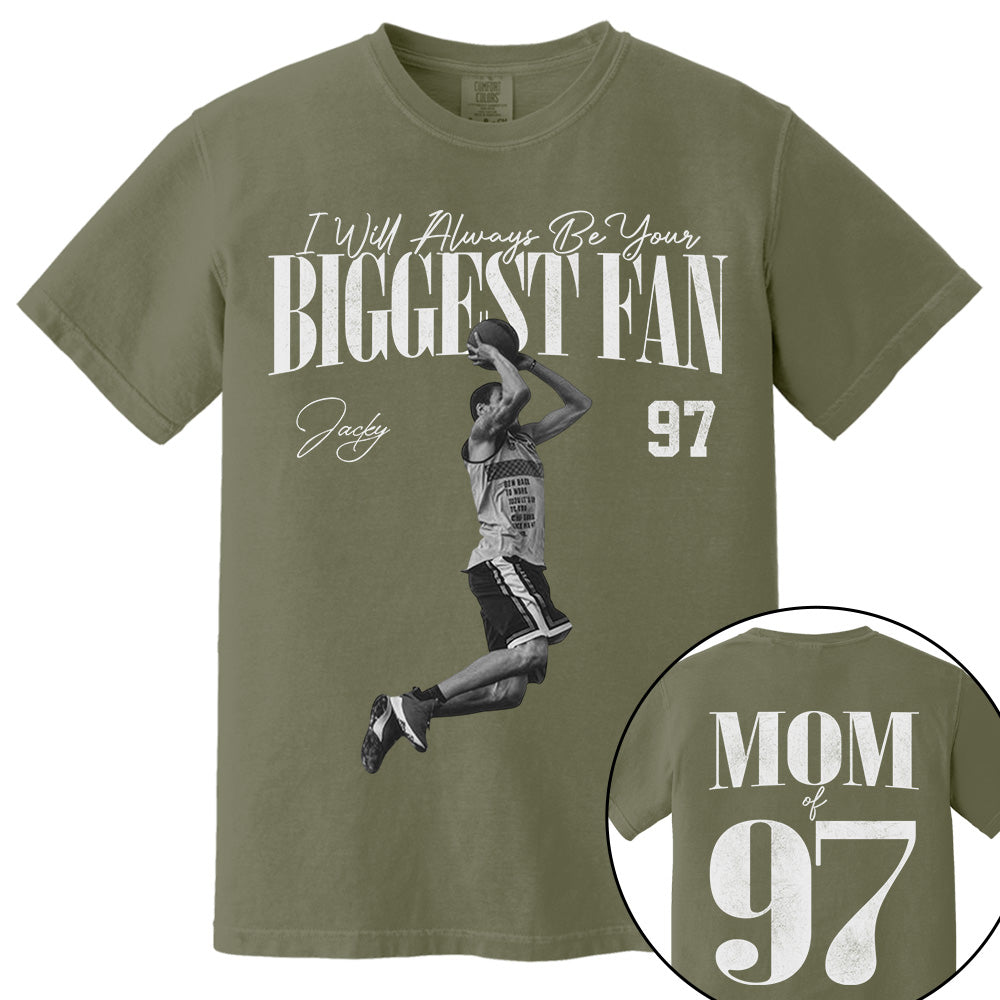 I'll Always Be Your Biggest Fan - Washed Tee Retro Bootleg Shirt For Basketball Players Li29
