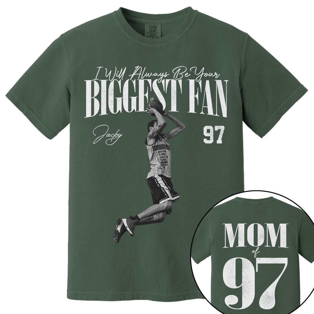 I'll Always Be Your Biggest Fan - Washed Tee Retro Bootleg Shirt For Basketball Players Li29