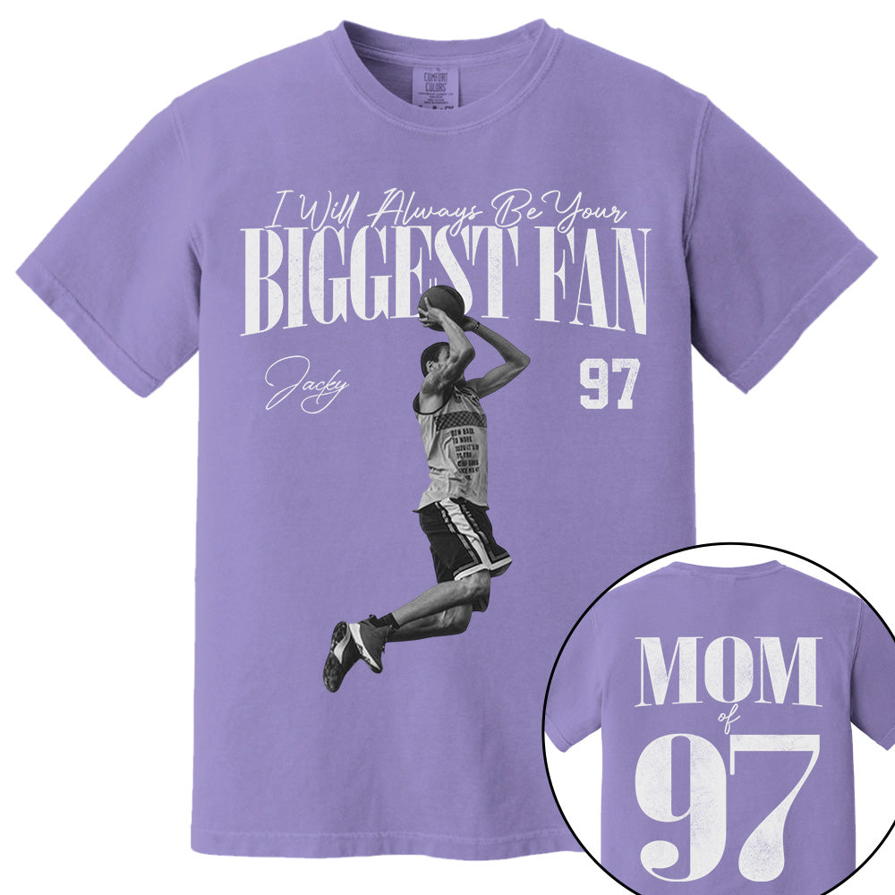 I'll Always Be Your Biggest Fan - Washed Tee Retro Bootleg Shirt For Basketball Players Li29