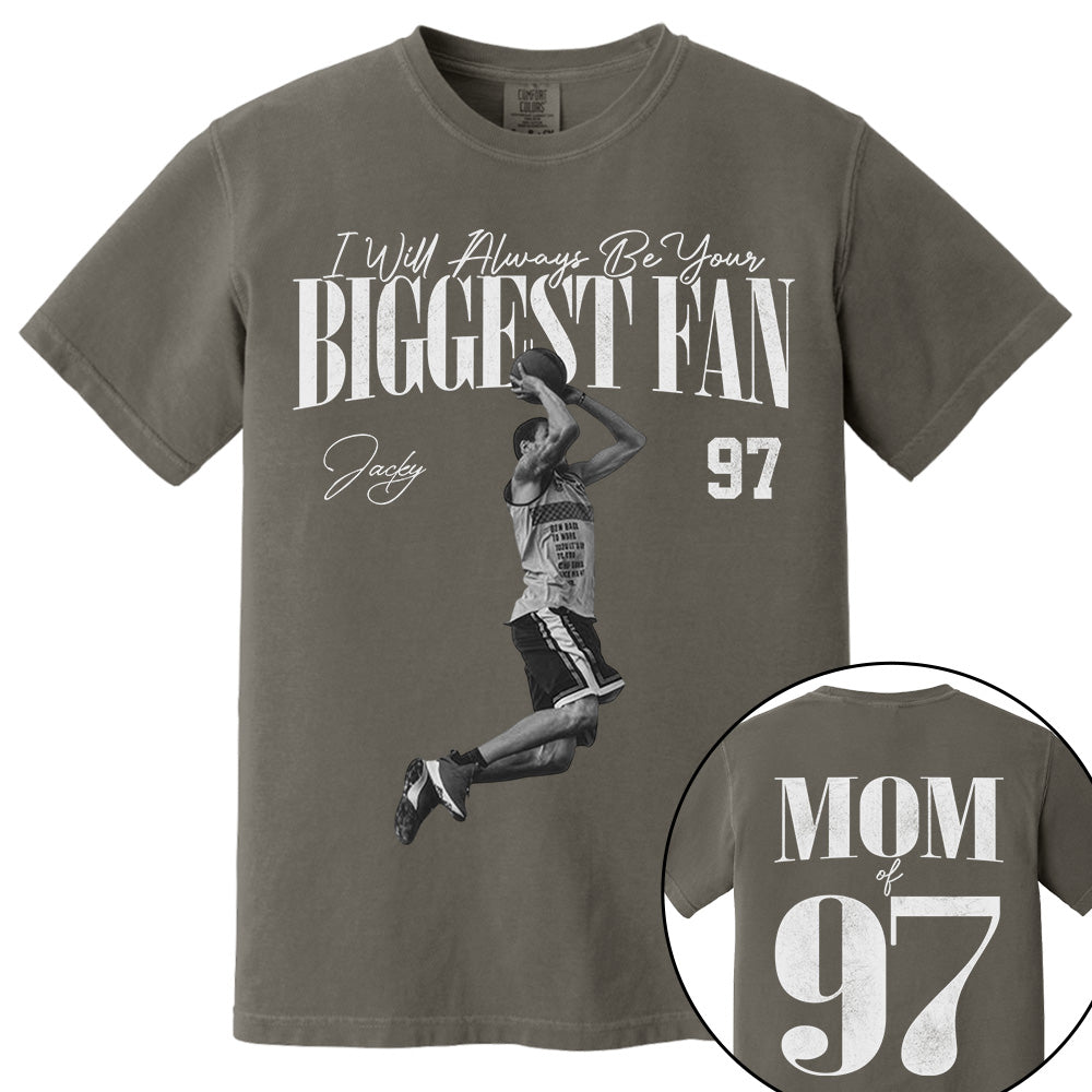 I'll Always Be Your Biggest Fan - Washed Tee Retro Bootleg Shirt For Basketball Players Li29