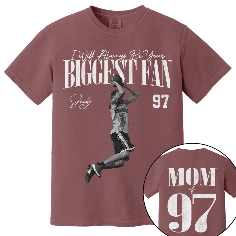 I'll Always Be Your Biggest Fan - Washed Tee Retro Bootleg Shirt For Basketball Players Li29