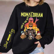 The Momalorian The Best Mom In The Galaxy - Personalized Shirt For Mom Nana Na02 Nh00