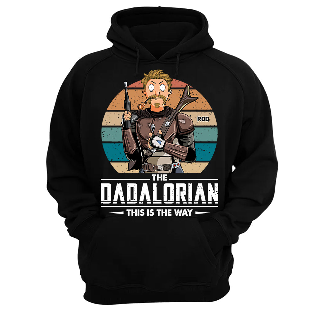 The Dadalorian This Is The Way Personalized Shirt - Gift For Dad Or Grandpa Pt99