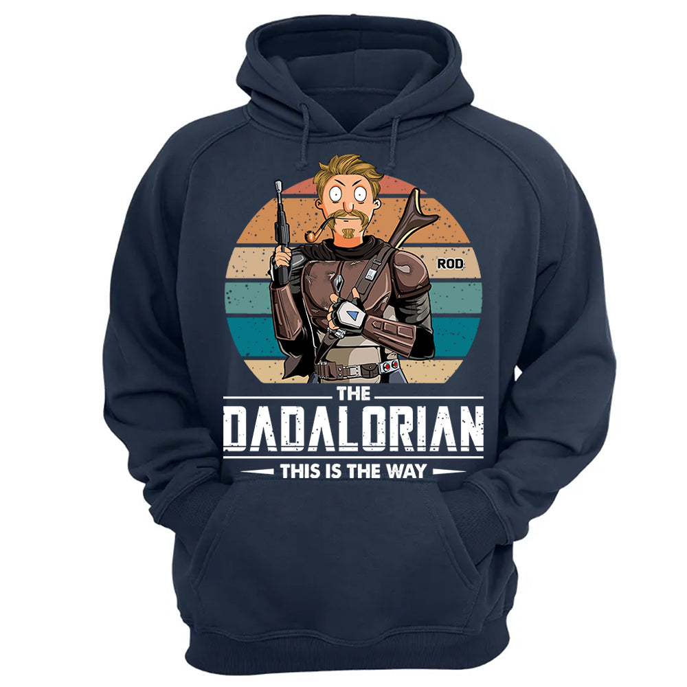 The Dadalorian This Is The Way Personalized Shirt - Gift For Dad Or Grandpa Pt99