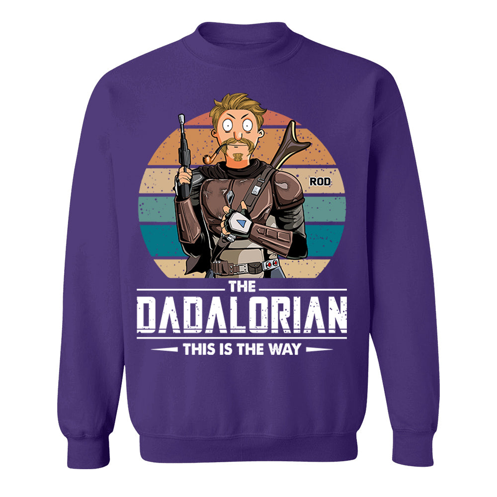 The Dadalorian This Is The Way Personalized Shirt - Gift For Dad Or Grandpa Pt99