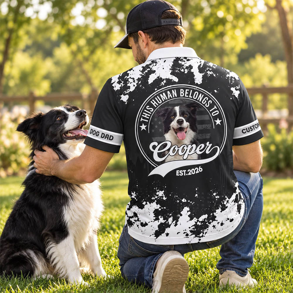 Personalized This Human Belongs To Shirt, Custom Photo Dog Gift For Dog Lover T1807 Pt99