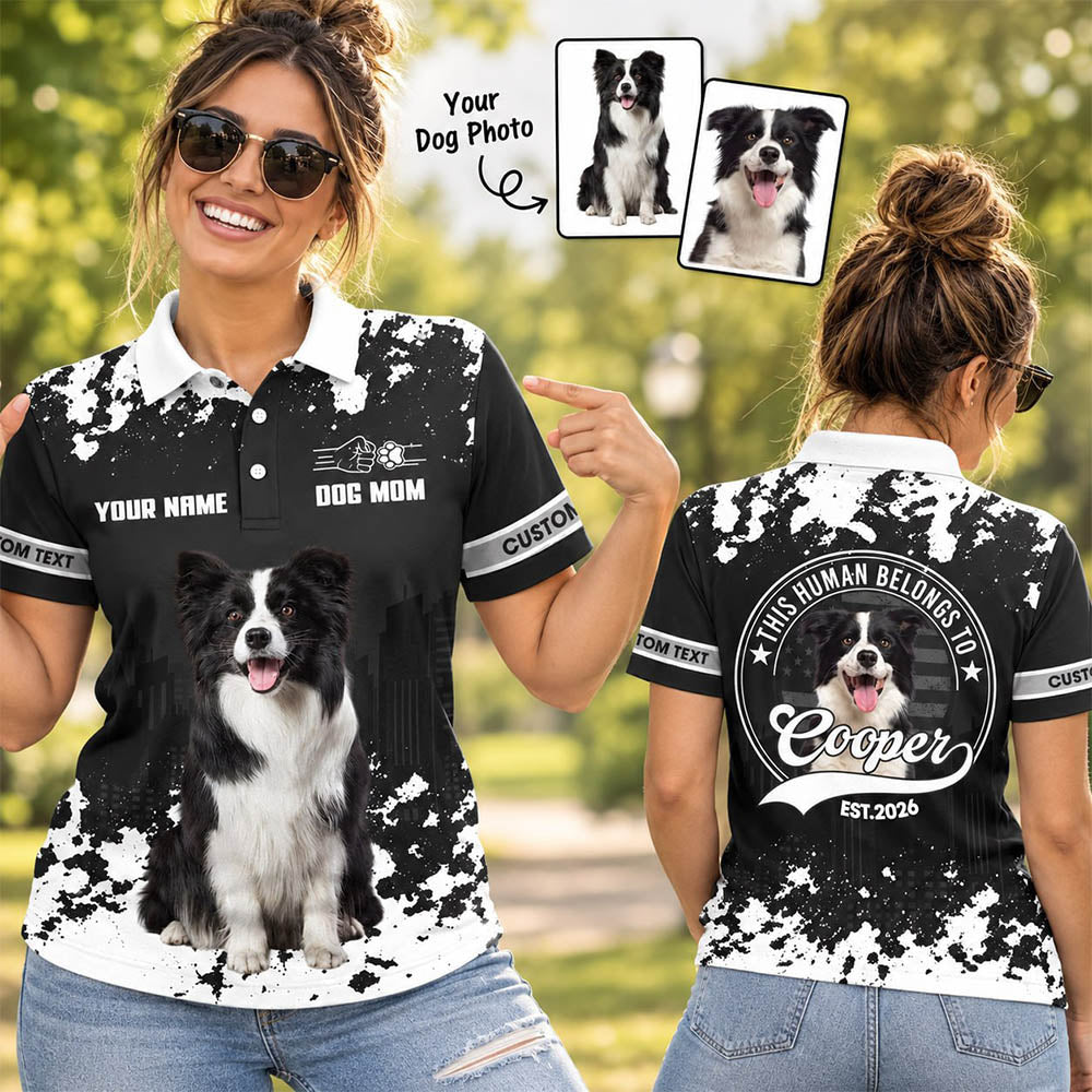 Personalized This Human Belongs To Shirt, Custom Photo Dog Gift For Dog Lover T1807 Pt99