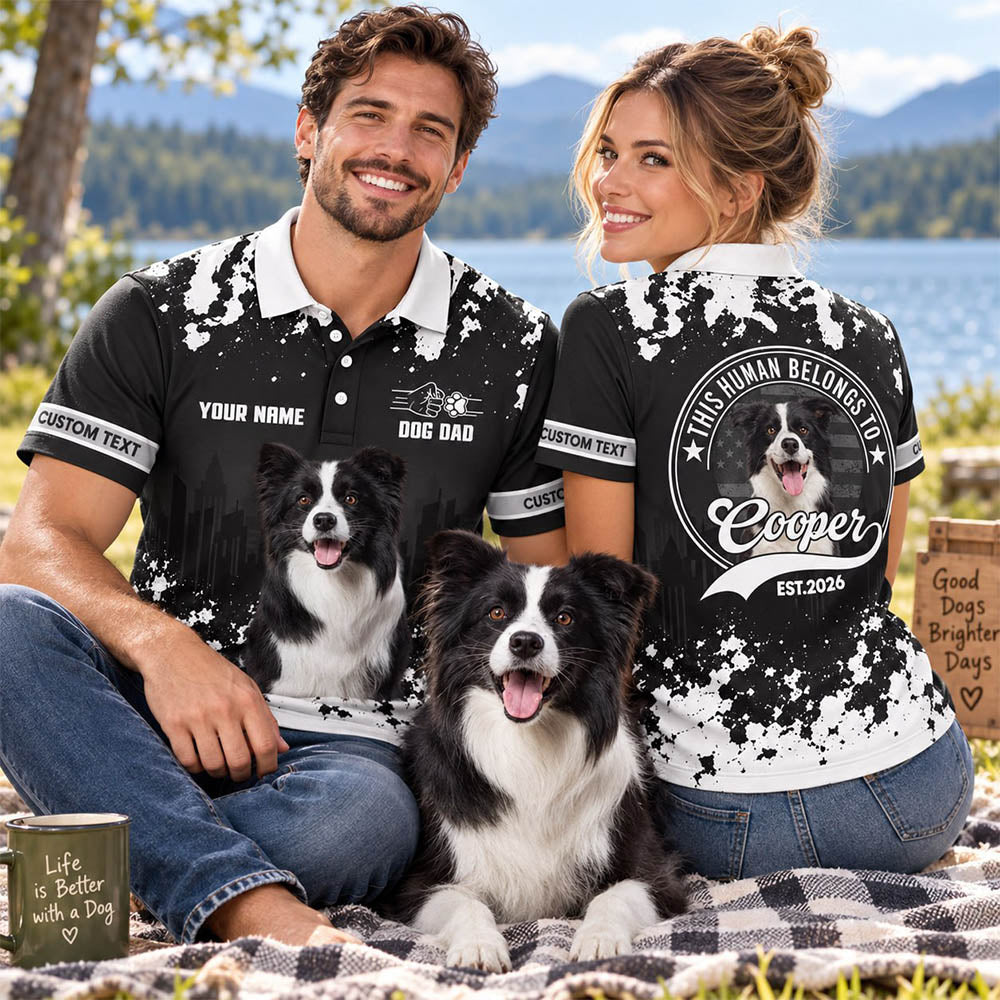 Personalized This Human Belongs To Shirt, Custom Photo Dog Gift For Dog Lover T1807 Pt99