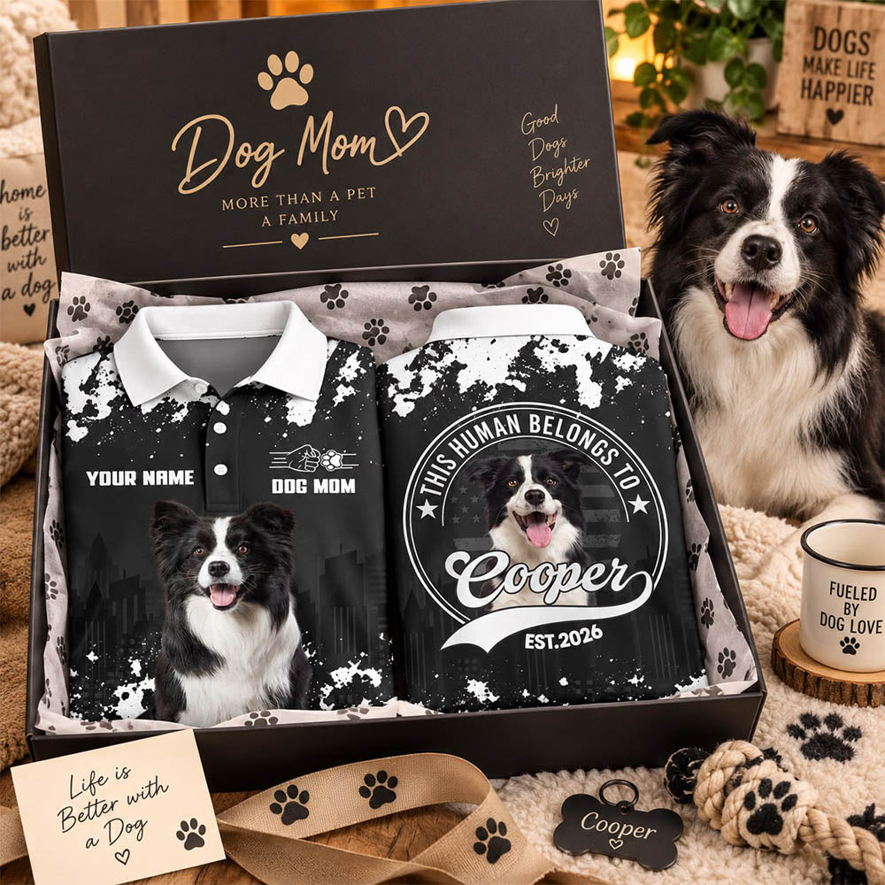 Personalized This Human Belongs To Shirt, Custom Photo Dog Gift For Dog Lover T1807 Pt99