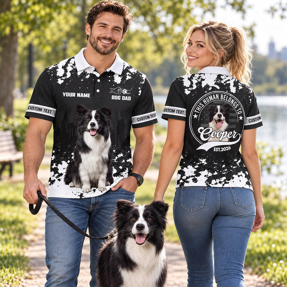 Personalized This Human Belongs To Shirt, Custom Photo Dog Gift For Dog Lover T1807 Pt99
