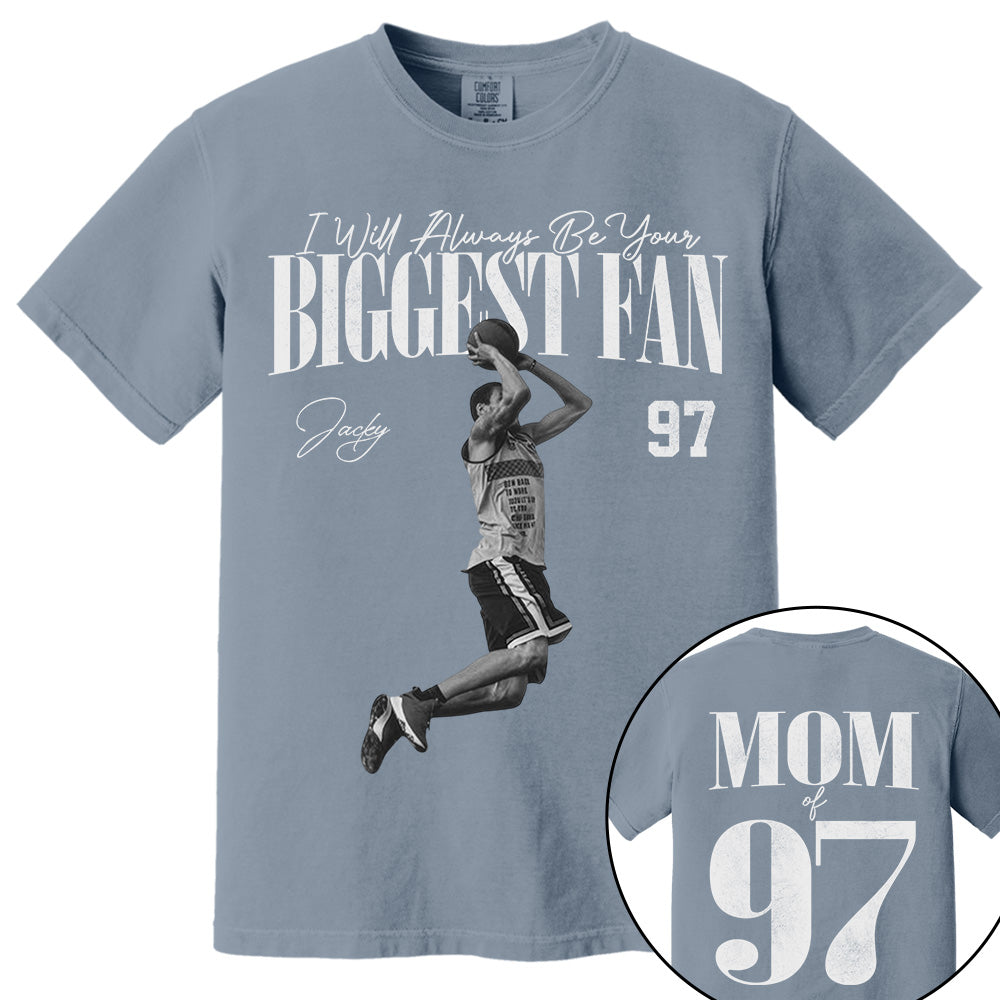 I'll Always Be Your Biggest Fan - Washed Tee Retro Bootleg Shirt For Basketball Players Li29