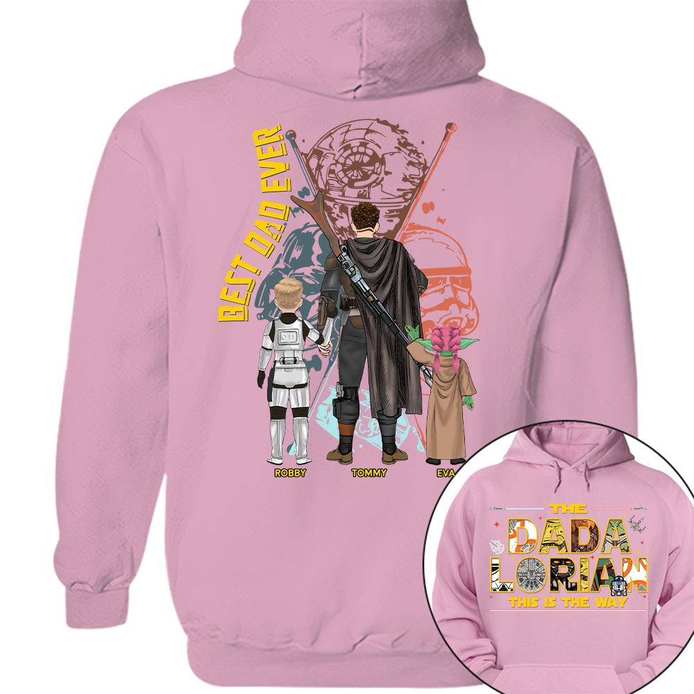 The Dadalorian This Is The Way - Personalized Shirt Custom Nickname With Kids Gift For Dad 2026 T1807 Hv01