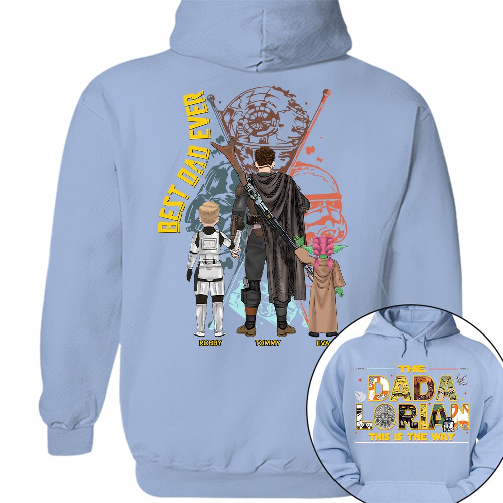 The Dadalorian This Is The Way - Personalized Shirt Custom Nickname With Kids Gift For Dad 2026 T1807 Hv01