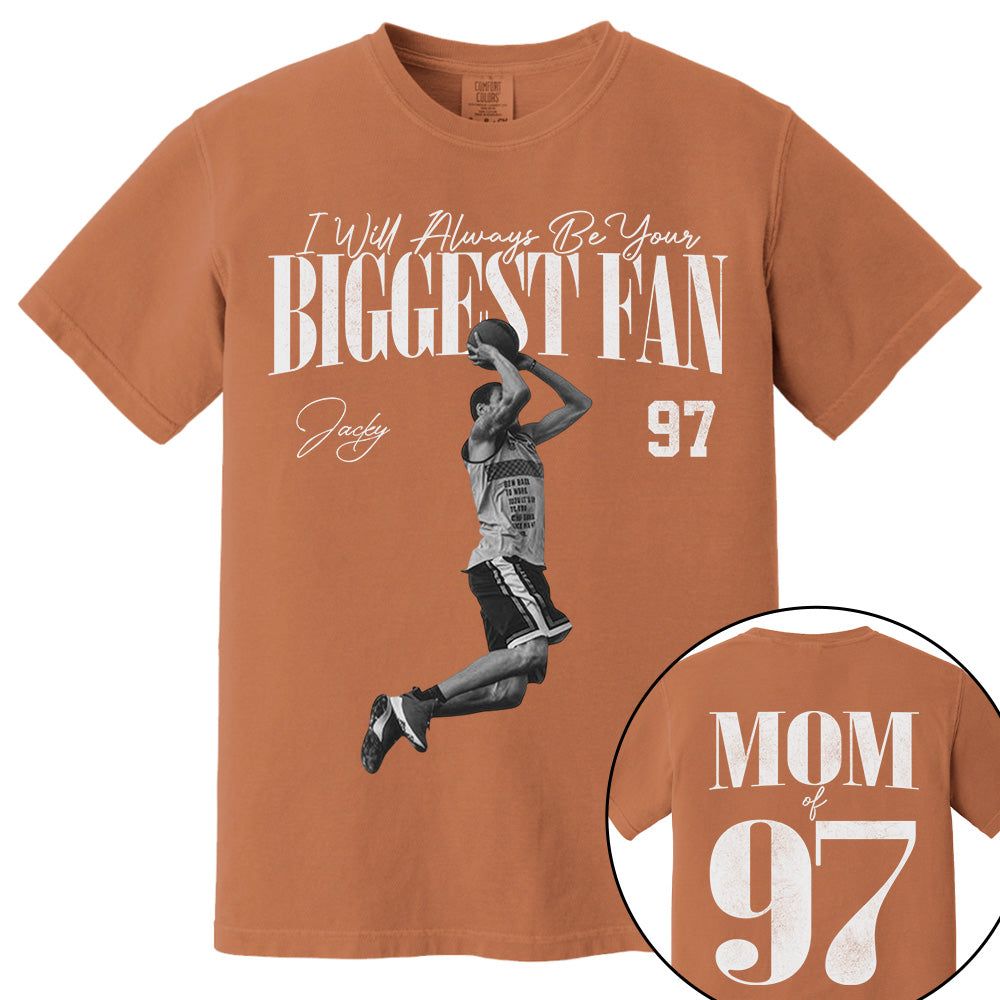 I'll Always Be Your Biggest Fan - Washed Tee Retro Bootleg Shirt For Basketball Players Li29
