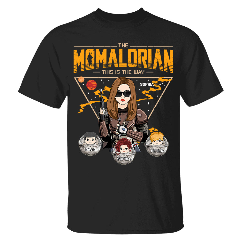 The Momalorian This Is The Way - Personalized Shirt Gift For Mom DO98