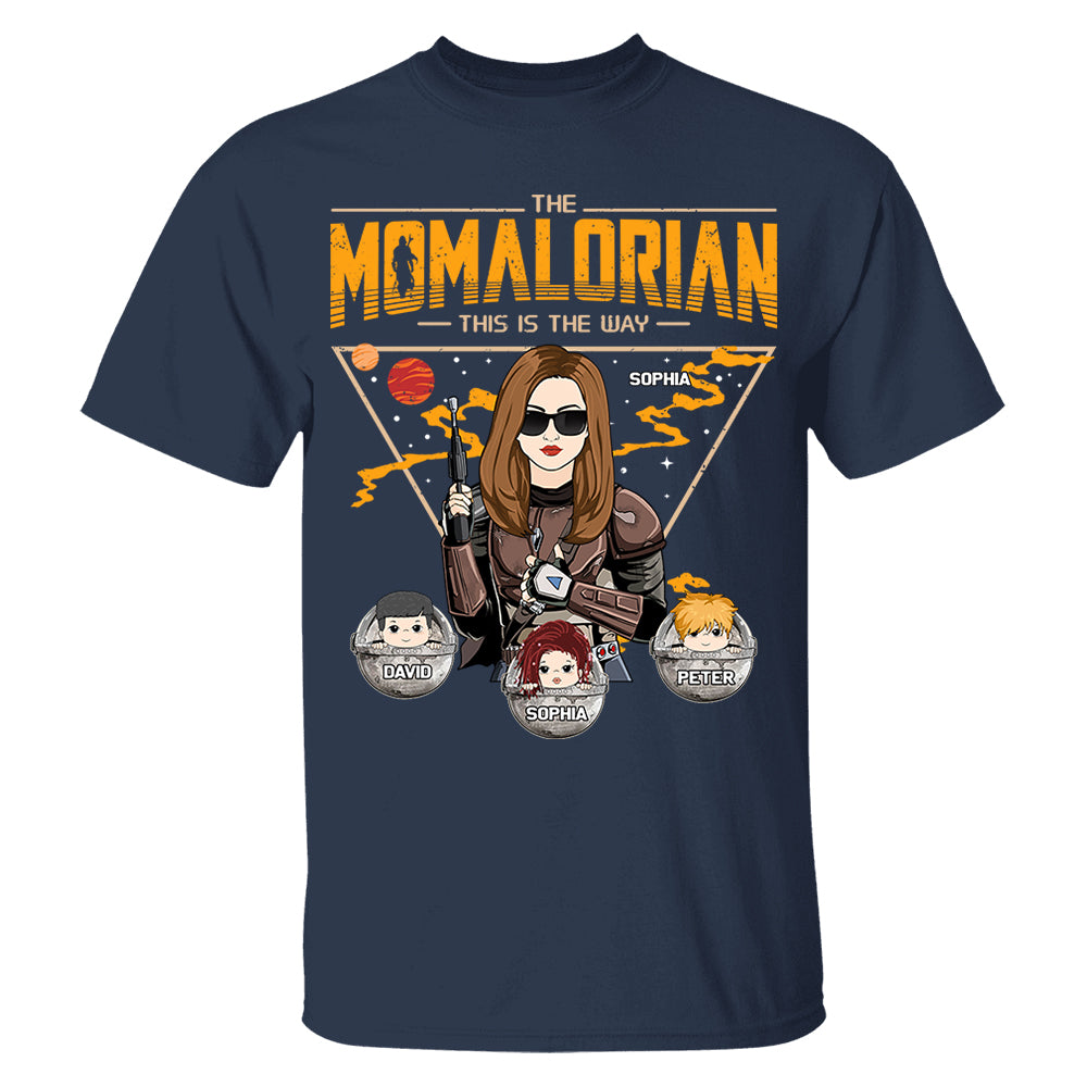 The Momalorian This Is The Way - Personalized Shirt Gift For Mom DO98