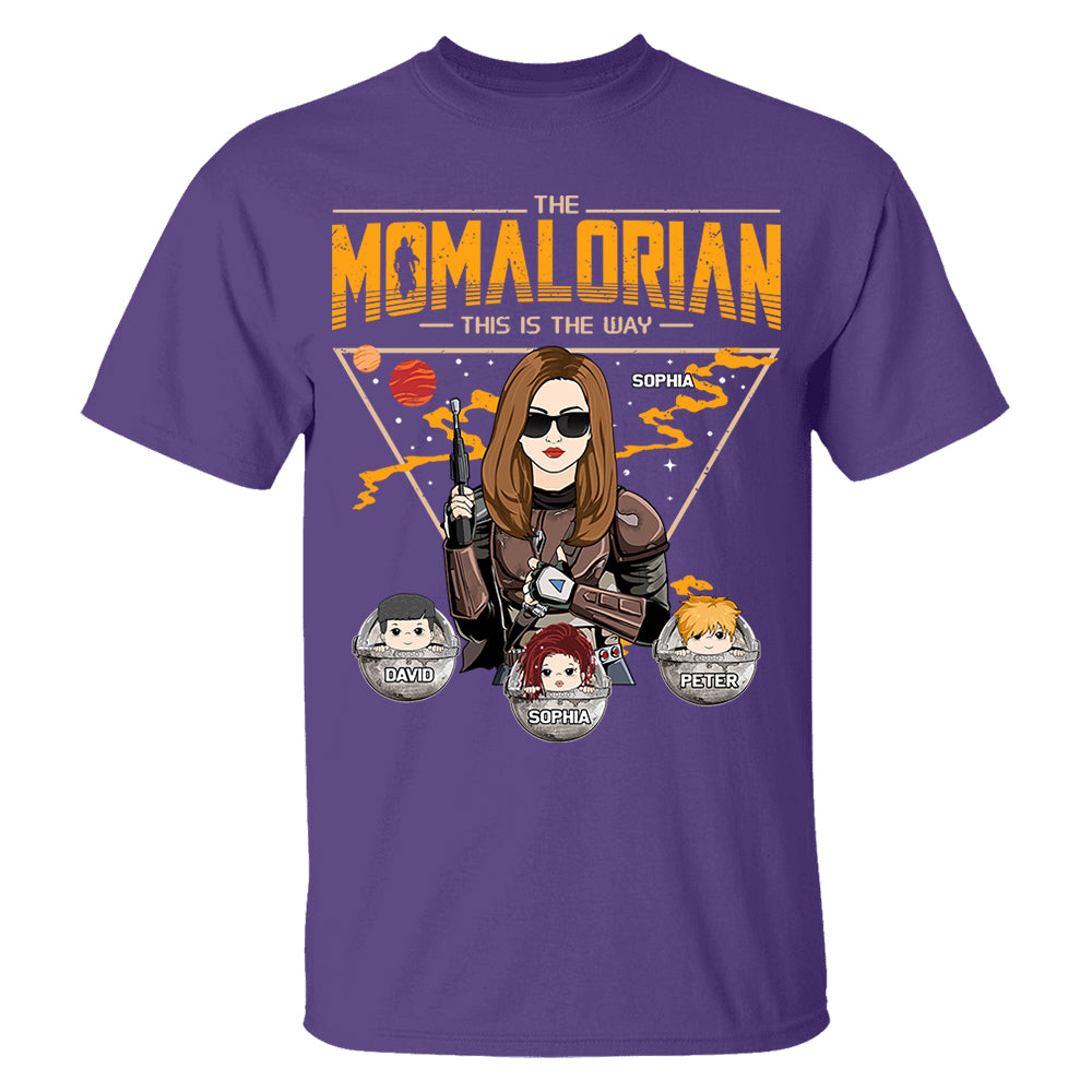 The Momalorian This Is The Way - Personalized Shirt Gift For Mom DO98